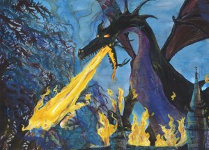 Maleficent Dragon by elphie393 on deviantART